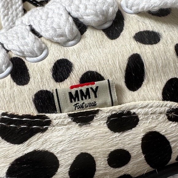 Low top calf hair Sneakers with Dalmatian print - Picture 2 of 14